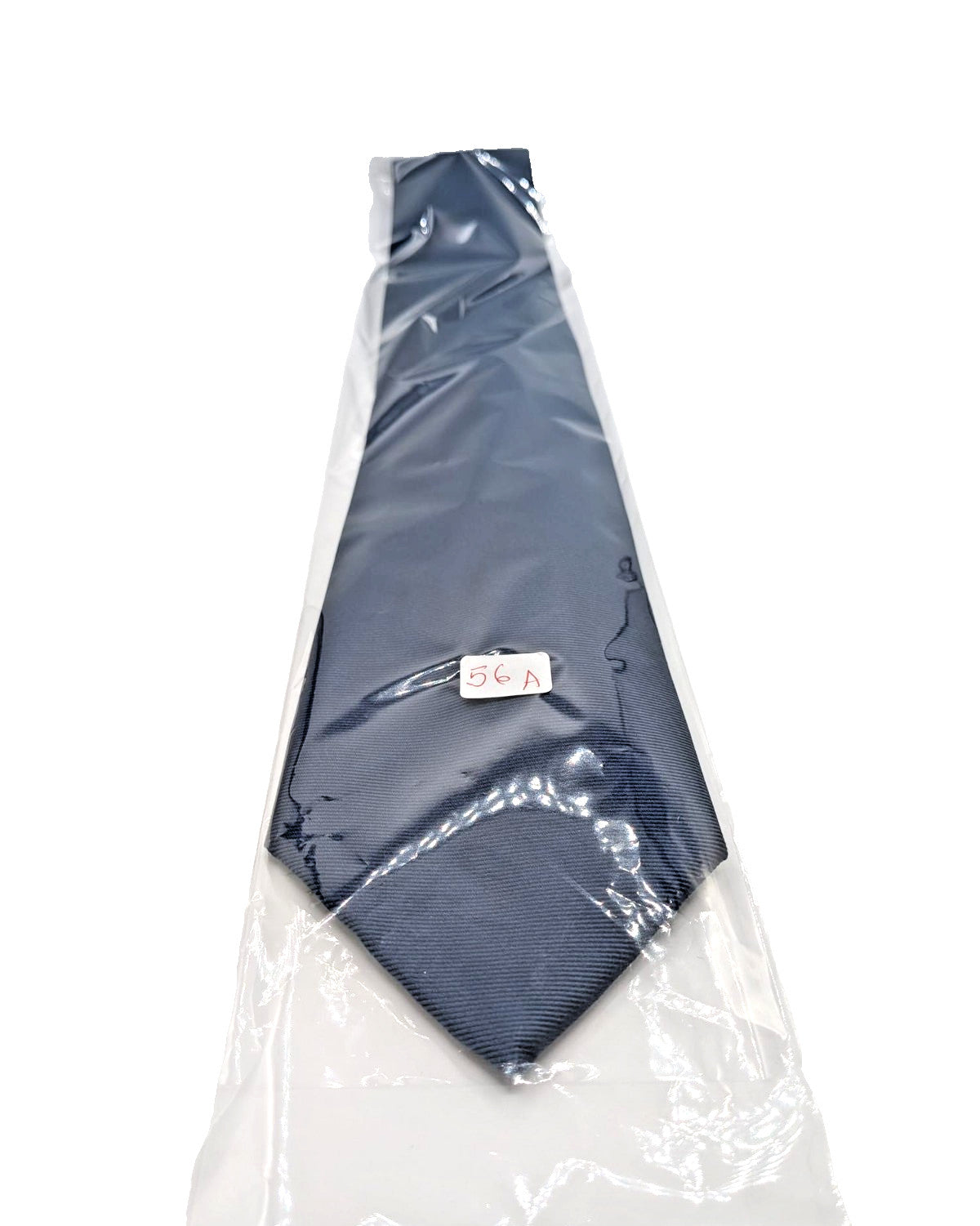 Cravatta Uomo Blu Avio Tinta Unita 100% Seta Made in Italy Elegante e Classica