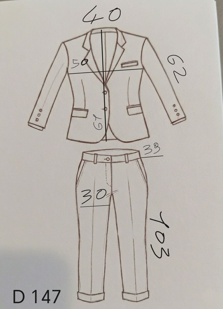 Tailleur Donna CECIL Nero Giacca e Pantalone Taglia M 44 Elegante Business Slim