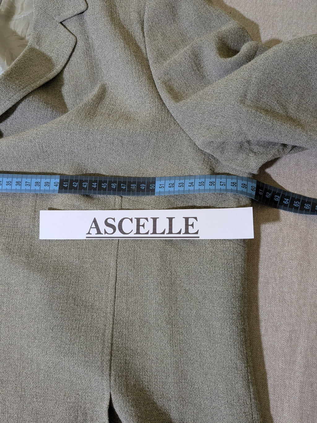Tailleur Vintage GIL BRET Lana Viscosa Grigio Completo Giacca Gonna Donna Tg 46