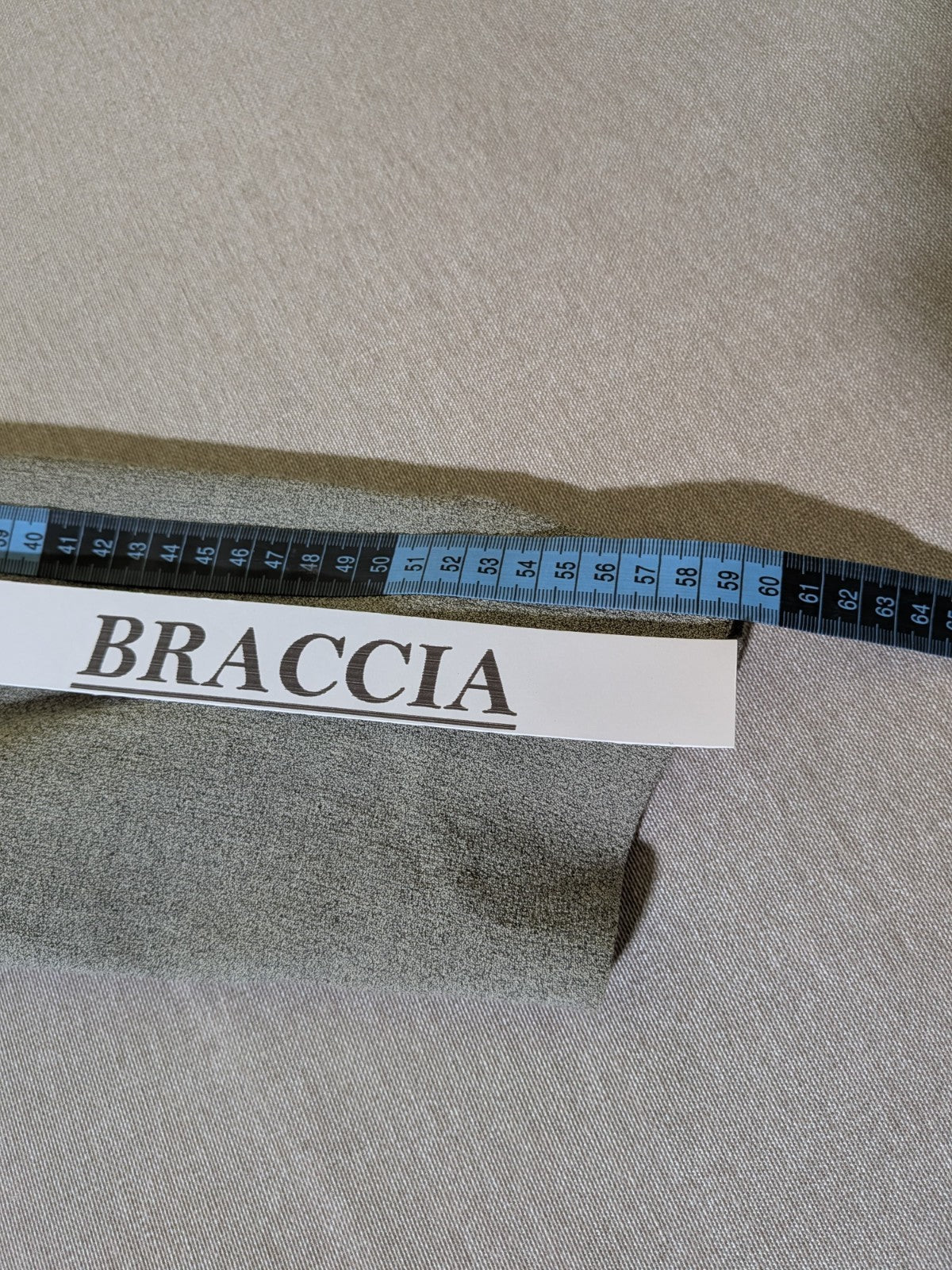Tailleur Vintage GIL BRET Lana Viscosa Grigio Completo Giacca Gonna Donna Tg 46