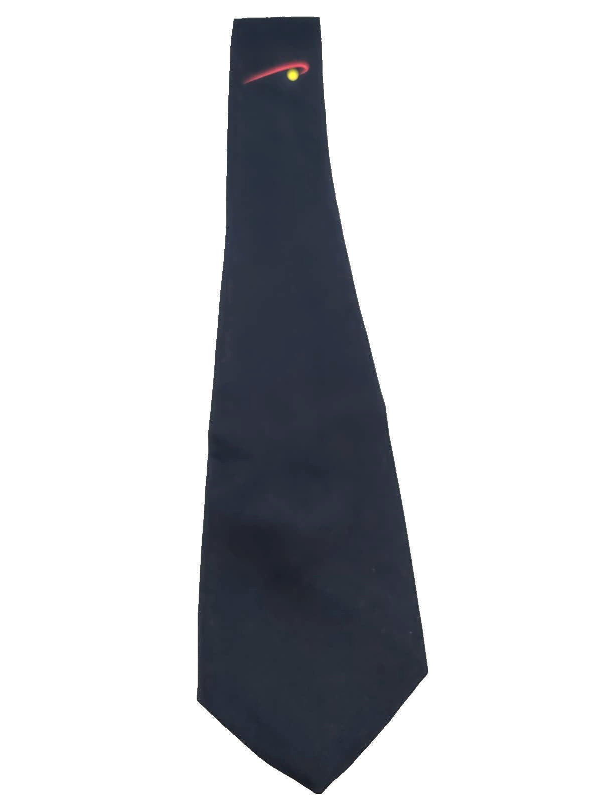 Cravatta DORMER Vintage Seta Pura Blu Oro Bordeaux Silk Tie Hand Made Italy 9cm