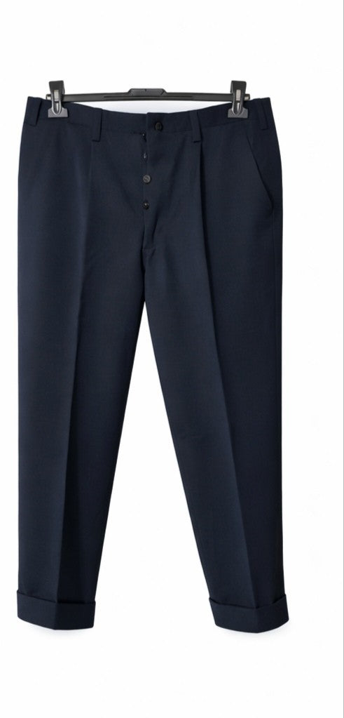 Abito Uomo Vintage Sartoria Lazzarin Milano 1977 Pura Lana Fatto a Mano Bespoke