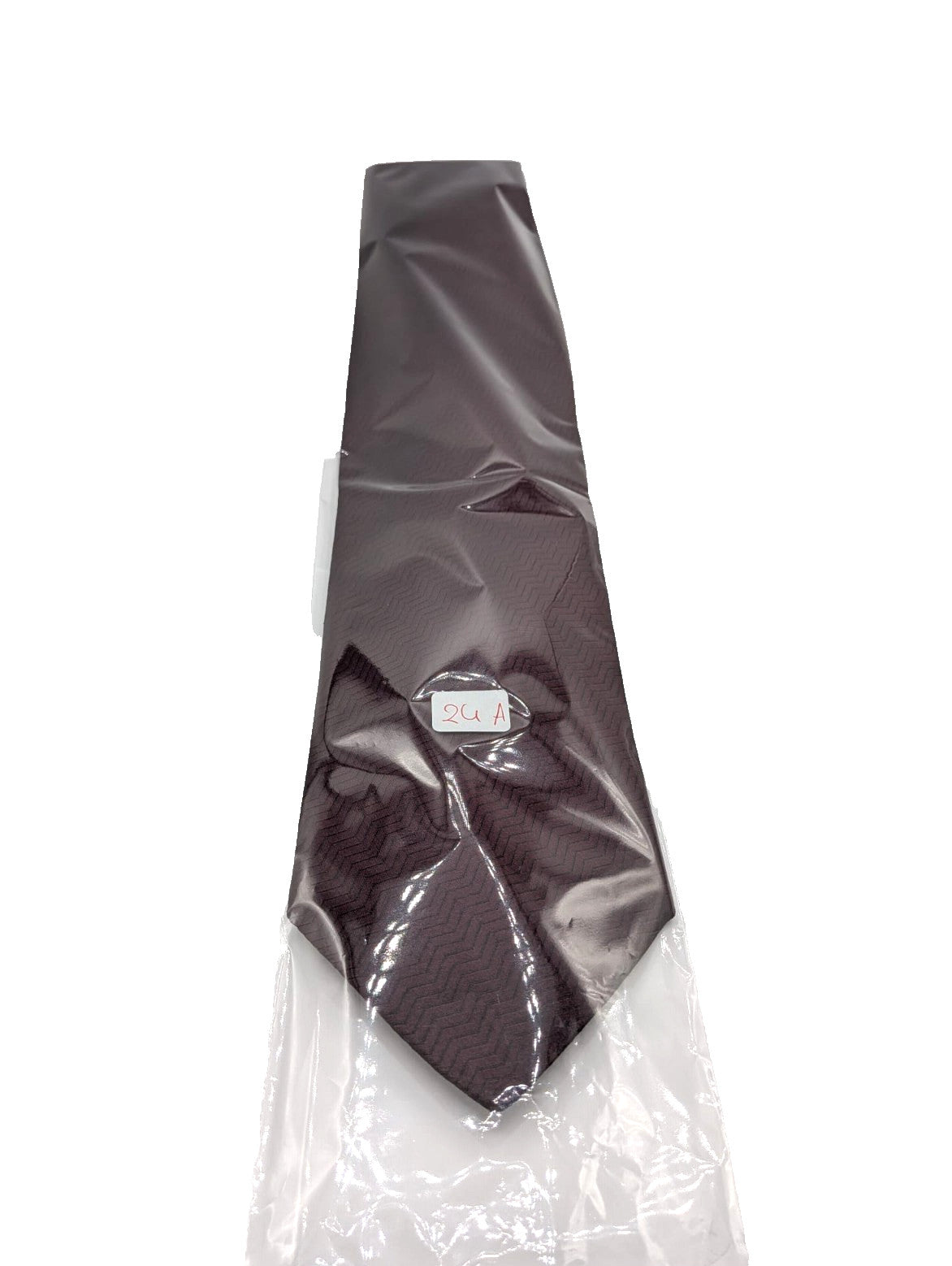 Armani Collezioni Cravatta Uomo 100% Seta Made in Italy Bordeaux Jacquard 9 cm