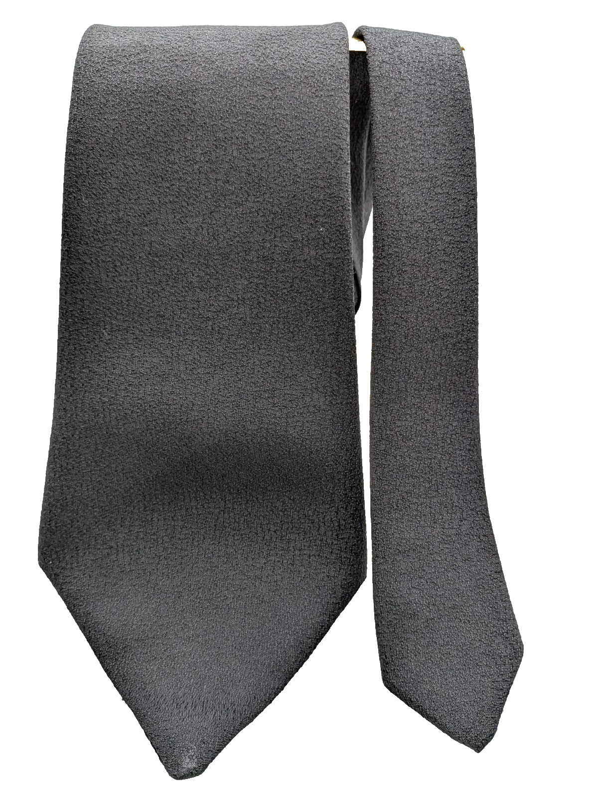 Cravatta uomo grigio antracite misto seta - foto 2